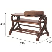 Мебелик Диана (средне-коричневый) Image #4