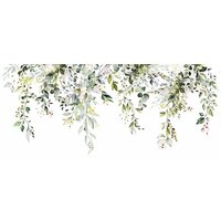 ФабрикаФресок Зеленый гербарий 706270 (600x270)