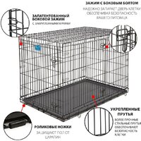 Midwest Life Stages для собак 2 двери 1648DD (124x79x82см, черный) Image #5