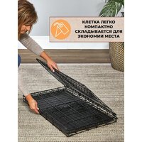 Midwest Life Stages для собак 2 двери 1648DD (124x79x82см, черный) Image #7