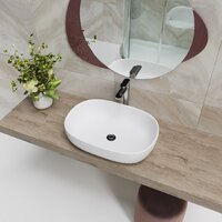 Lauter 21836 + клапан 21190W + сифон 21635W (белый матовый) Image #4