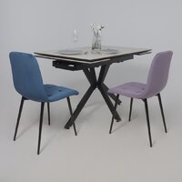 AksHome AV 406-N (сливовый бархат Confetti plum/черный) Image #17