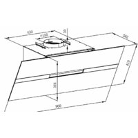 MAUNFELD Mersey 90 (нержавеющая сталь\черное стекло) Image #18