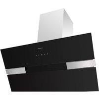 MAUNFELD Mersey 90 (нержавеющая сталь\черное стекло) Image #1