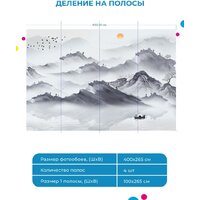 ФабрикаФресок Акварельная Япония и горы 174265 (400x265) Image #7