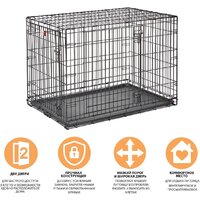 Midwest Life Stages для собак 2 двери 1642DD (109x73x77см, черный) Image #12