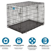 Midwest Life Stages для собак 2 двери 1642DD (109x73x77см, черный) Image #6