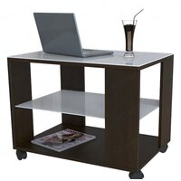 Мебелик BeautyStyle 5 (венге/стекло белое)