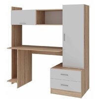 Памир ПКС-7 (дуб сонома/белый глянец)