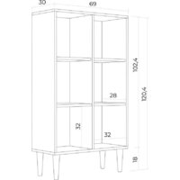 MONOFIX Одос Вертикальный 6 секций (графит) Image #4