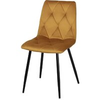 СоюзРегионПоставка Регги СРП-066 (муар черный, велюр Velluto 08 горчичный)