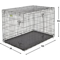 Midwest iCrate для собак 2 двери 1548DD (122x76x84см, черный) Image #5