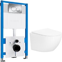 Lauter Sulzdorf (белый с микролифтом и кнопкой смыва 219701E хром)