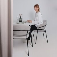 Алвест AV 433 (светло-серый бархат H-09/черный) Image #2