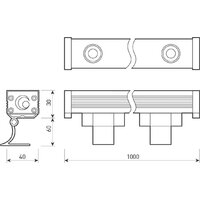 Arlight AR-LINE-1000-12W Warm3000 (GR, 15x60 deg, 230V) 041728 Image #4