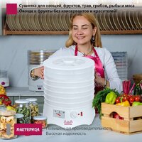 Мастерица EFD-0602VM (6 белых поддонов + 2 прозрачных поддона + поддон для пастилы) Image #9