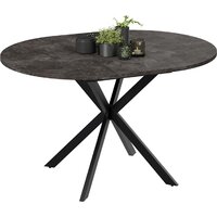 Трия Мэдисон тип 1 1000-1315х1000х750 (черные опоры/ателье темный) Image #5