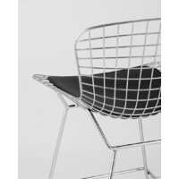 Stool Group Bertoia BTY-24L-P6 CH/BL (хромированный с черной подушкой) Image #7