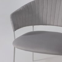 Алвест AV 433 (светло-серый бархат H-09/белый) Image #11