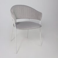 Алвест AV 433 (светло-серый бархат H-09/белый) Image #15