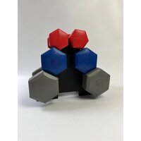 Ametist Fitnes Composit 12 кг с подставкой (2x1кг, 2x2кг, 2x3кг) Image #2