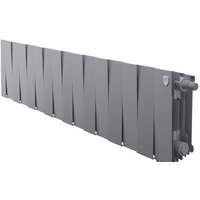 Royal Thermo PianoForte 200 Silver Satin (16 секций) нижнее подключение Image #1