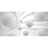 ФабрикаФресок 3D Шары светлые 085265 (500x265)
