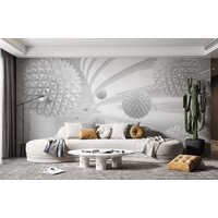 ФабрикаФресок 3D Шары светлые 085265 (500x265) Image #3