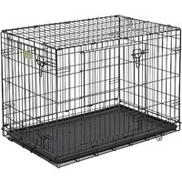 Midwest iCrate для собак 2 двери 1536DD (91x58x64см, черный)