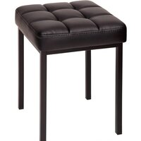 Древпром Пуф ДП3-08 (черный матовый/темно-серый)