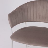 Алвест AV 433 (светло-коричневый бархат H-61/белый) Image #11