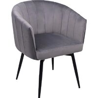 AksHome Melon (серый велюр/черный)