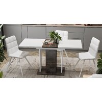 Трия Кельн Тип 1 (ателье темный/белый/стекло белый глянец) Image #2