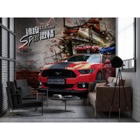 ФабрикаФресок Форсаж. Ford Mustang. Форд Мустанг. Для Гаража 1053270 (300x270) Image #3