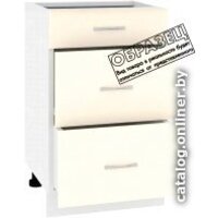 Кортекс-мебель Корнелия Лира НШ50р3ш без столешницы (оникс) Image #2