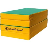 Perfetto Sport №5 складной 200x100x10 (зеленый/желтый)