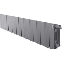 Royal Thermo PianoForte 200 Silver Satin (20 секций) нижнее подключение