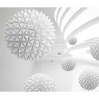 ФабрикаФресок 3D Шары светлые 083265 (300x265)