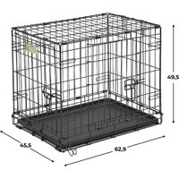 Midwest iCrate для собак 2 двери 1524DD (62.9x45.5x49.5см, черный) Image #5