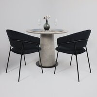 Lepremo AV 2317 МДФ+керамика 900 (серый матовый Carmen Light Grey/черный+HPL бетао) Image #9