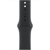 Apple Watch Series 11 42 мм (алюминиевый корпус, космический серый/черный, спортивный силиконовый ремешок S/M) Image #3