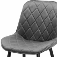 СоюзРегионПоставка Аура СРП-032 (велюр, Velluto 18 серый/муар черный) Image #6