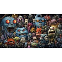 ФабрикаФресок Стильные Креативные Монстры 955270 (500x270) Image #1