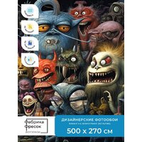 ФабрикаФресок Стильные Креативные Монстры 955270 (500x270) Image #4