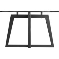 Мебелик Рилле 445 (серый графит/стекло прозрачное круг) Image #5