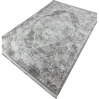 Radjab Carpet Афина Прямоугольник 9017A 12901RK (3x5, Grey/Cream)