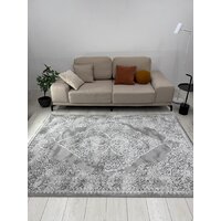 Radjab Carpet Афина Прямоугольник 9017A 12901RK (3x5, Grey/Cream) Image #5