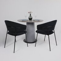 Lepremo AV 2317 МДФ+керамика 900 (серый матовый Larka Grey/черный+HPL Будда) Image #8