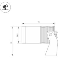 Arlight ALT-RAY-R44-8W Day4000 (DG, 33 deg, 230V) 042583 Image #5
