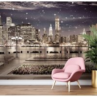 ФабрикаФресок Фреска Ночной Нью-Йорк 664270 (400x270) Image #3